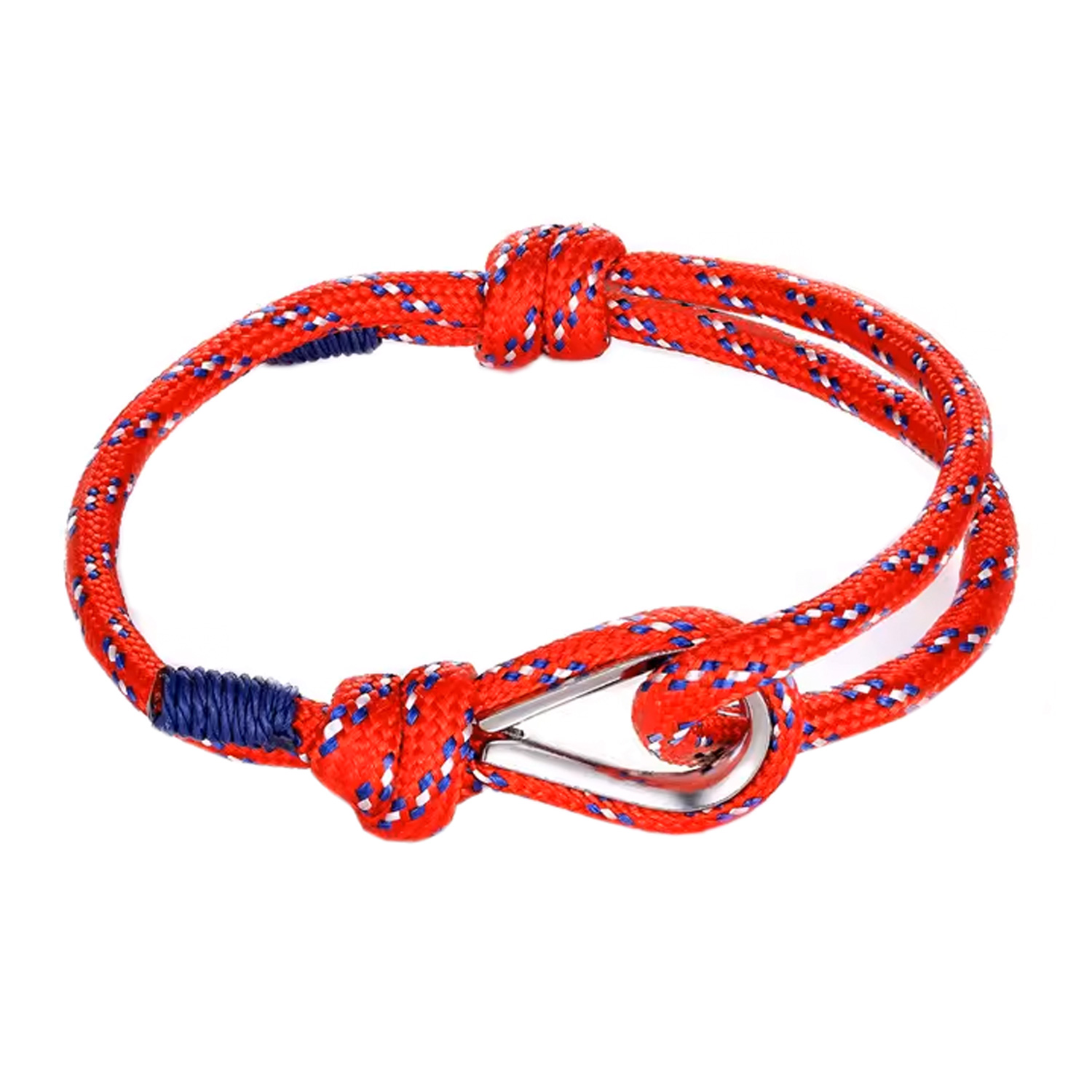 Nautische trouwarmband Rood